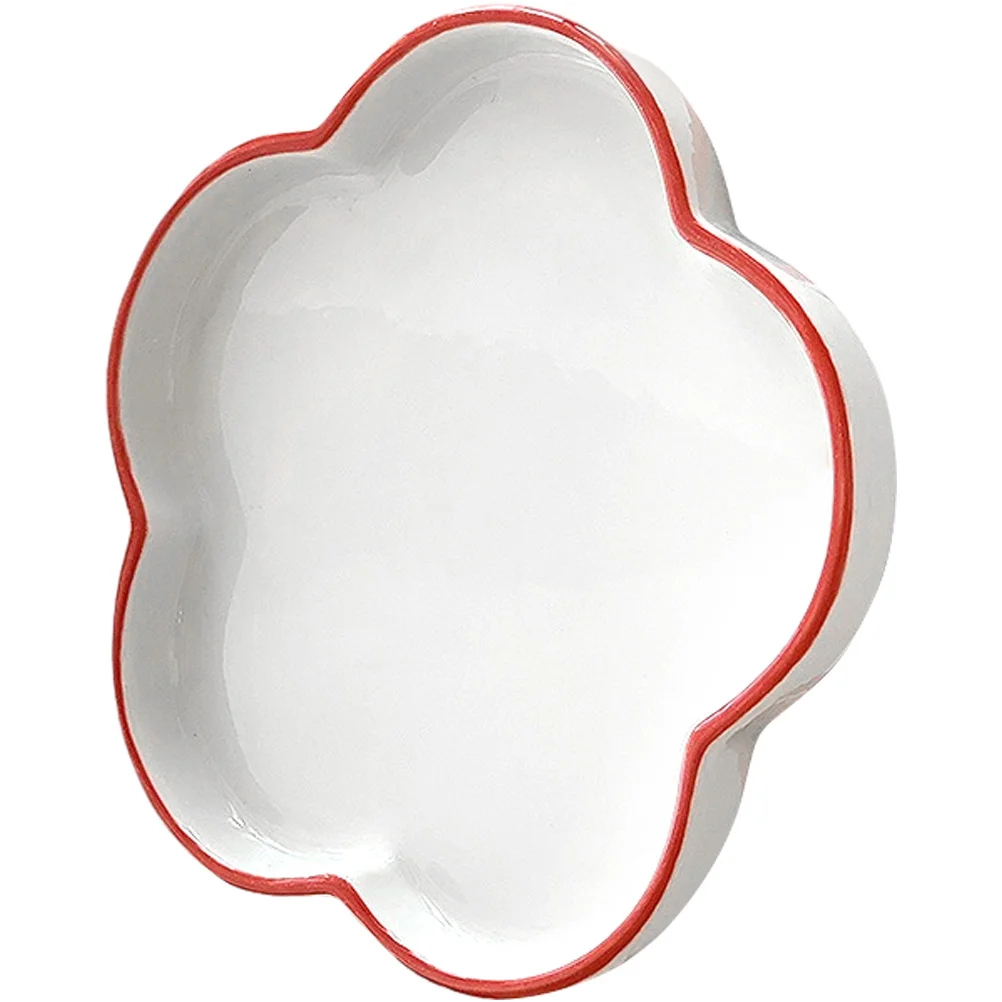 

Cute Jewelry Tray Flower Jewelry Dish Small Ceramic Tray Decorative Jewelry Holder