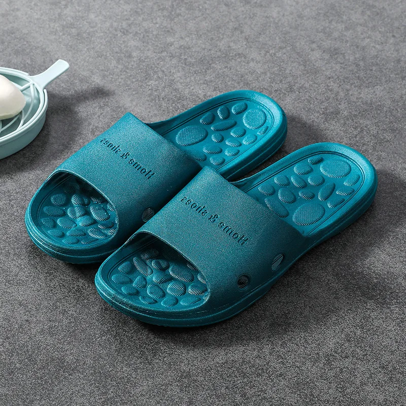 

Шлепанцы мужские пляжные на платформе, массажные сандалии для душа, для дома, унисекс, для спальни, толстые, летняя обувь