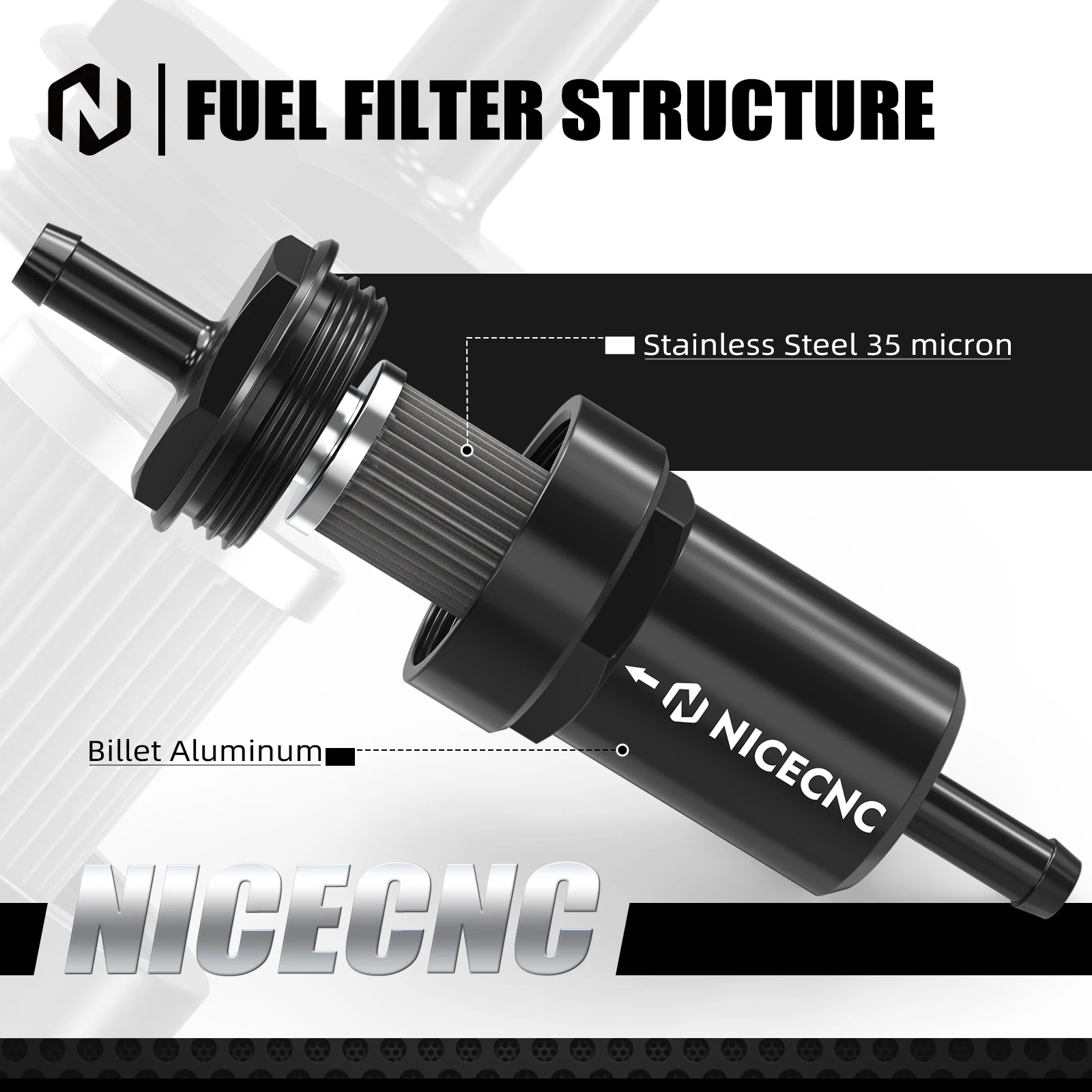 Фото Комплект топливного фильтра NICECNC для KTM EXC EXC-F XC-W TPI SX-F XC XC-F XCF-W 250 300 350 450 Freeride 250F 350 690 ENDURO 690 SMCR №2