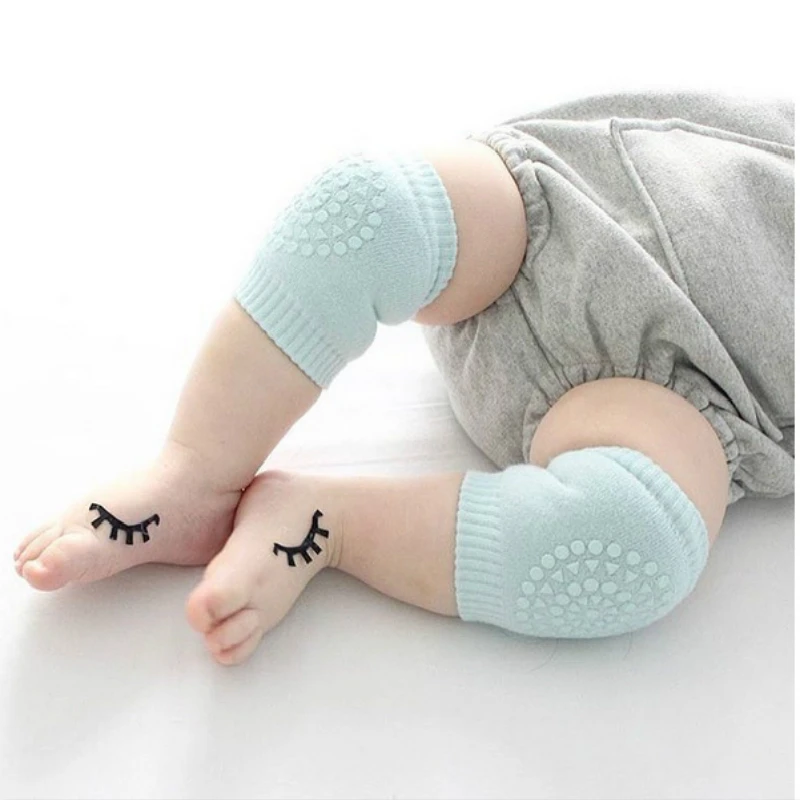 

Детские хлопковые наколенники, носки для ползания на коленях с резиновой подошвой, гетры для новорожденных