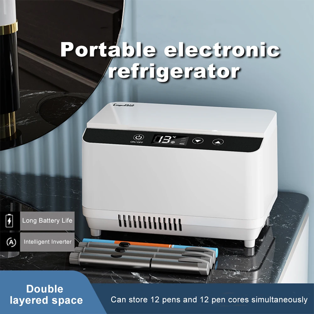 Портативный автомобильный мини-электрический холодильник чехол для