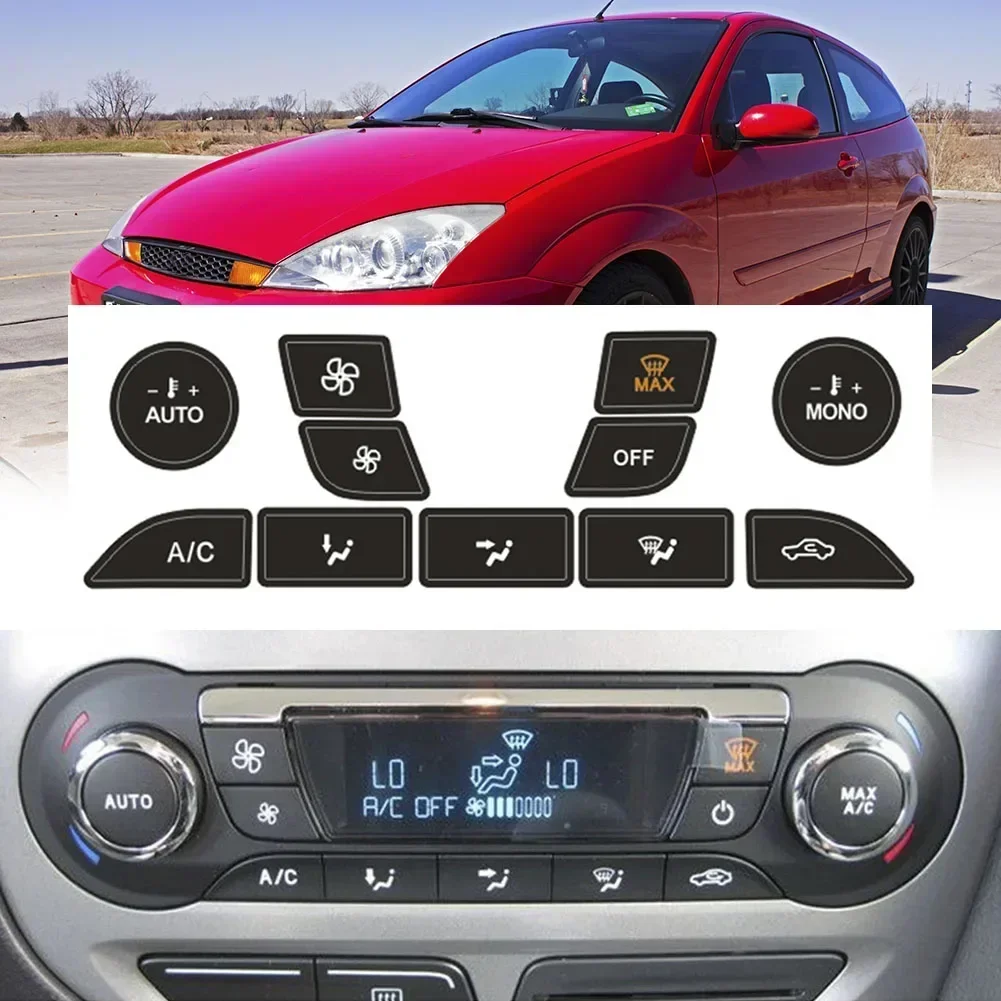 1 шт. кнопка включения управления кондиционером автомобиля ремонтные наклейки
