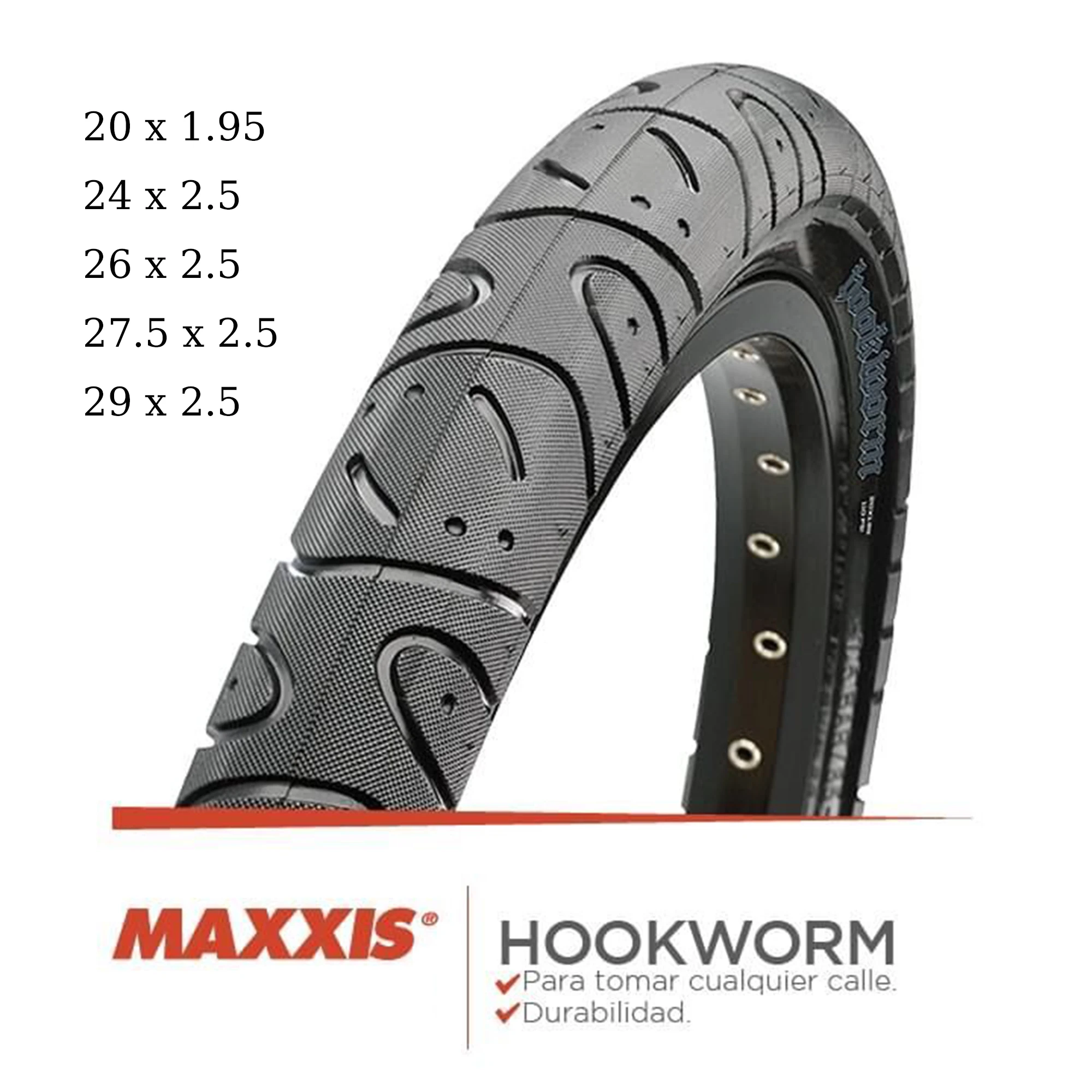 MAXXIS  Hookworm  26 x 2.5 Bicycle Tire BMX Wire Bead Clinch