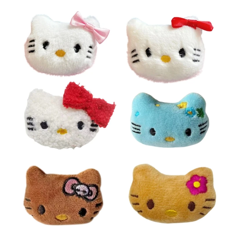 

2 шт. кавайная плюшевая кукла Hello Kitty Diy Ювелирные изделия Аксессуары аниме мультфильм кукла носки обувь шляпы украшение одежды детские подарки