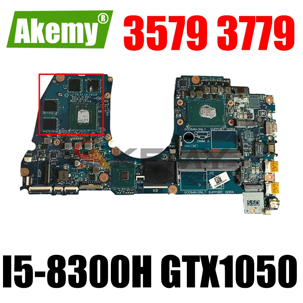 

Материнская плата для ноутбука DELL 3579 3779 SR3Z0 I5-8300H ЦП GTX1050 со CN-09NPNP 09NPNP 9NPNP LA-F611P 100% работает хорошо