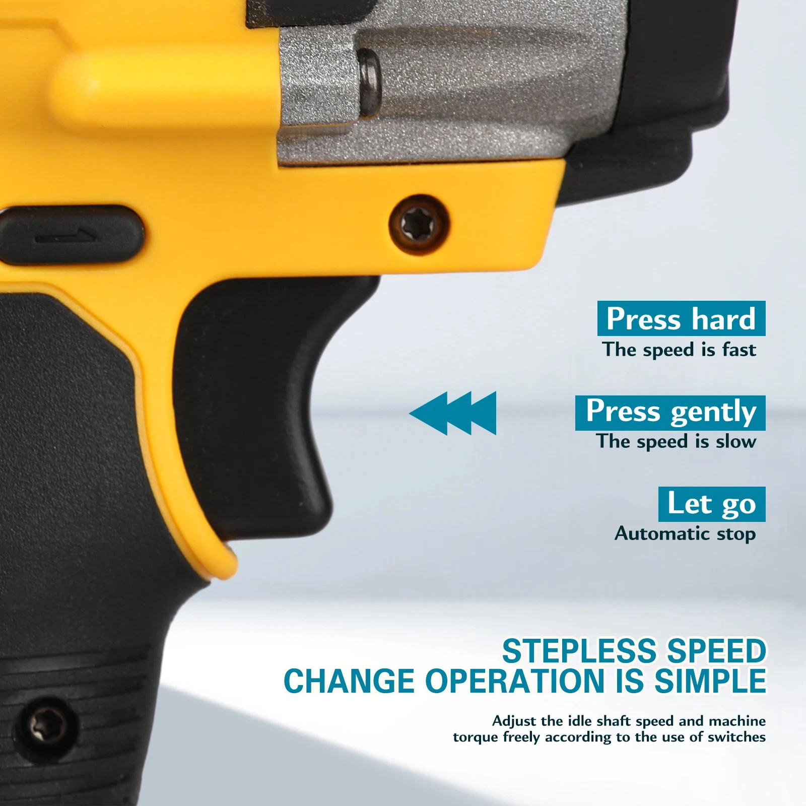 Фото Бесщеточный электрический ударный гайковерт Dewalt DCF922 с высоким крутящим моментом, аккумуляторный, 20В, перезаряжаемые инструменты №3