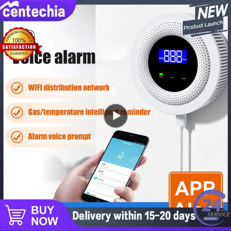 

Smart Natural Gas Alarm Sensor Tuya Automatic Smart Control Smart Lpg Gas Alarm Gas Alarm Detector Smart Home Leak Alarm Sensor