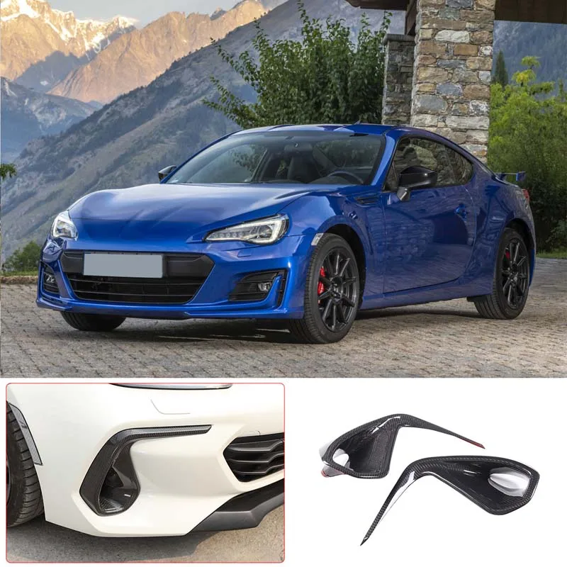 

Car Exterior Accessories Front Bumper Side Air Intake Grille Trim Frame Sticker Carbon Fiber Kit For Subaru BRZ ZD8 2022