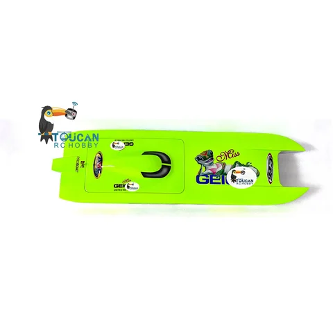 DTRC E32 окрашенный зеленый Электрический Гоночный комплект RC лодка Корпус только для продвинутого игрока скоростная лодка мальчик игрушки