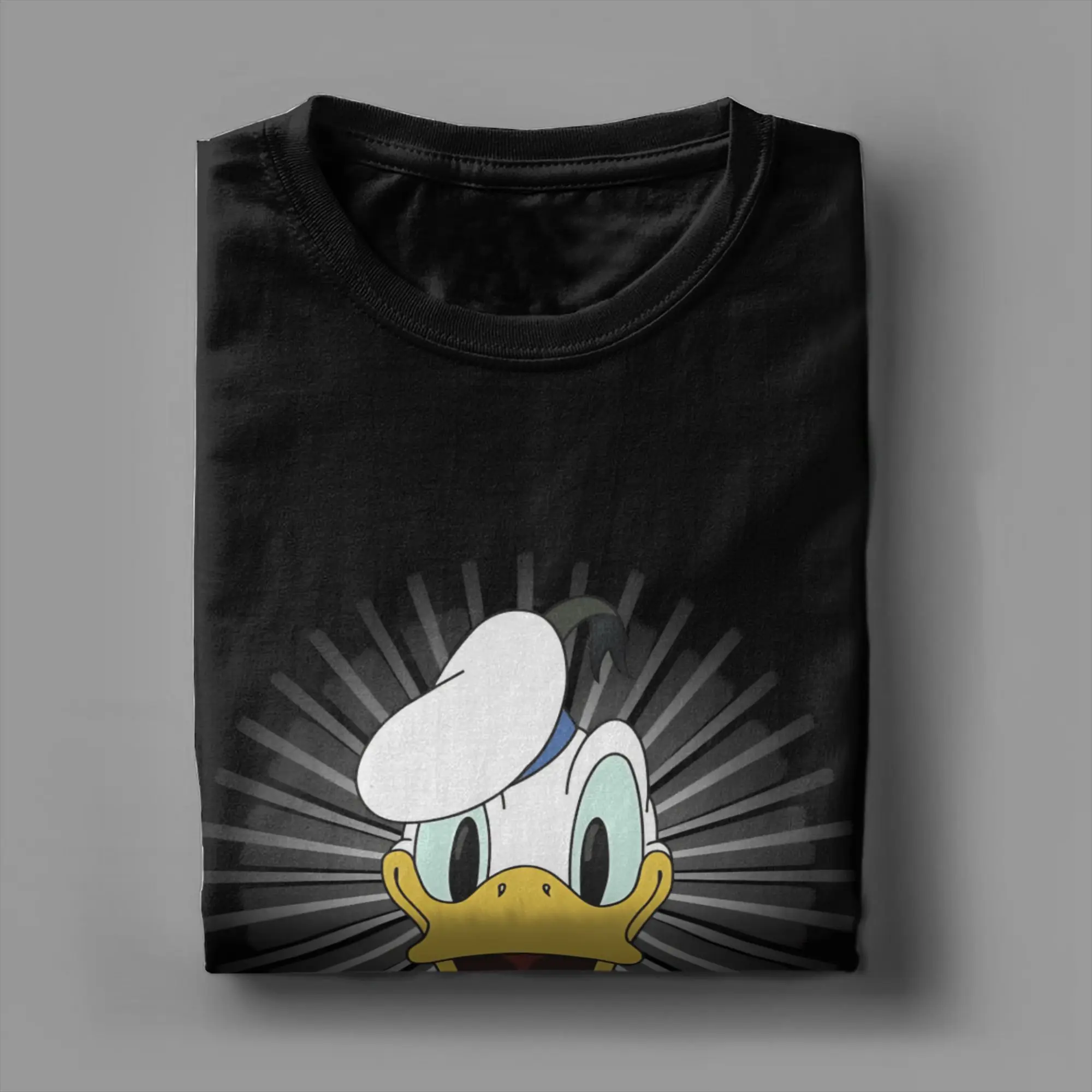 Фото Мужская футболка D-DuckTales Donalds Duck, одежда из 100% хлопка, забавная футболка с короткими рукавами и круглым вырезом, подарок на день рождения, футболка №4