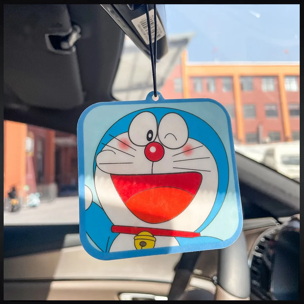 New Auto Scent Perfume Doraemon Car Air Freshener Lasting Fragrance Perfume Diffuser Hanging Car Perfume Accessories Ornaments