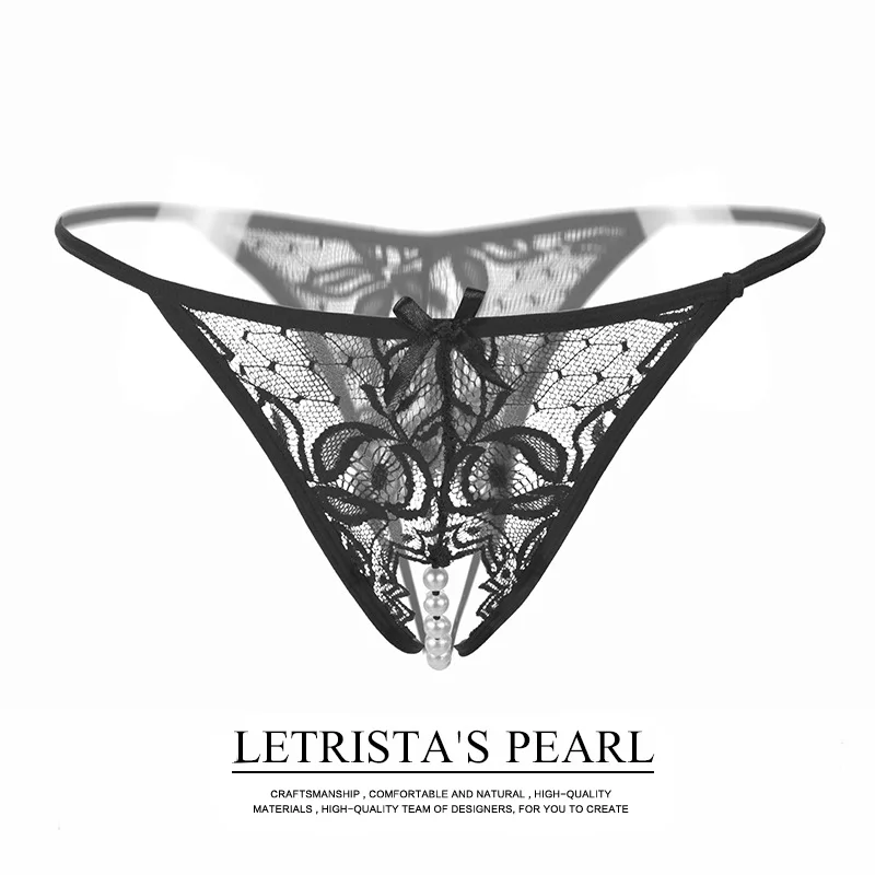 

String Perle Victoria’s Secrets Women Sexy Panties Lace Underwear Crotchless Panties Transparent Thong Seduction 2144