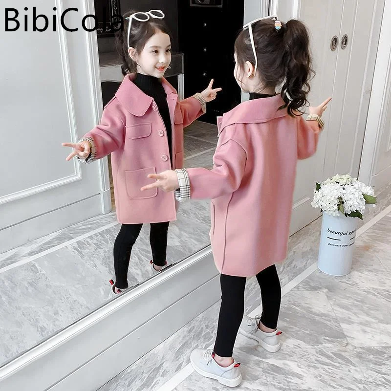 

Повседневная куртка для девочек; Новинка 2022 года; Осенне-зимнее пальто; Верхняя одежда; Детский костюм для девочек; Одежда для девочек-подро...