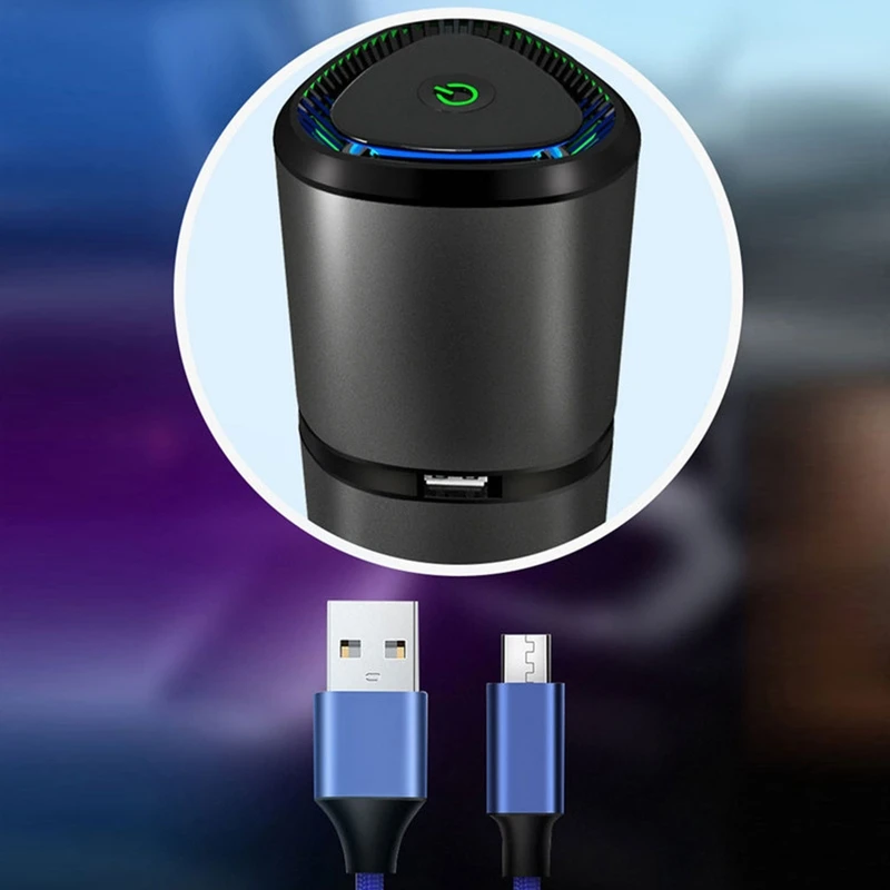 

Travel-Sized Car Air Cleaner Personal Negative Ion Air Purifier Car Deodorizer for Removing Smoke, Pet Dander, Odors