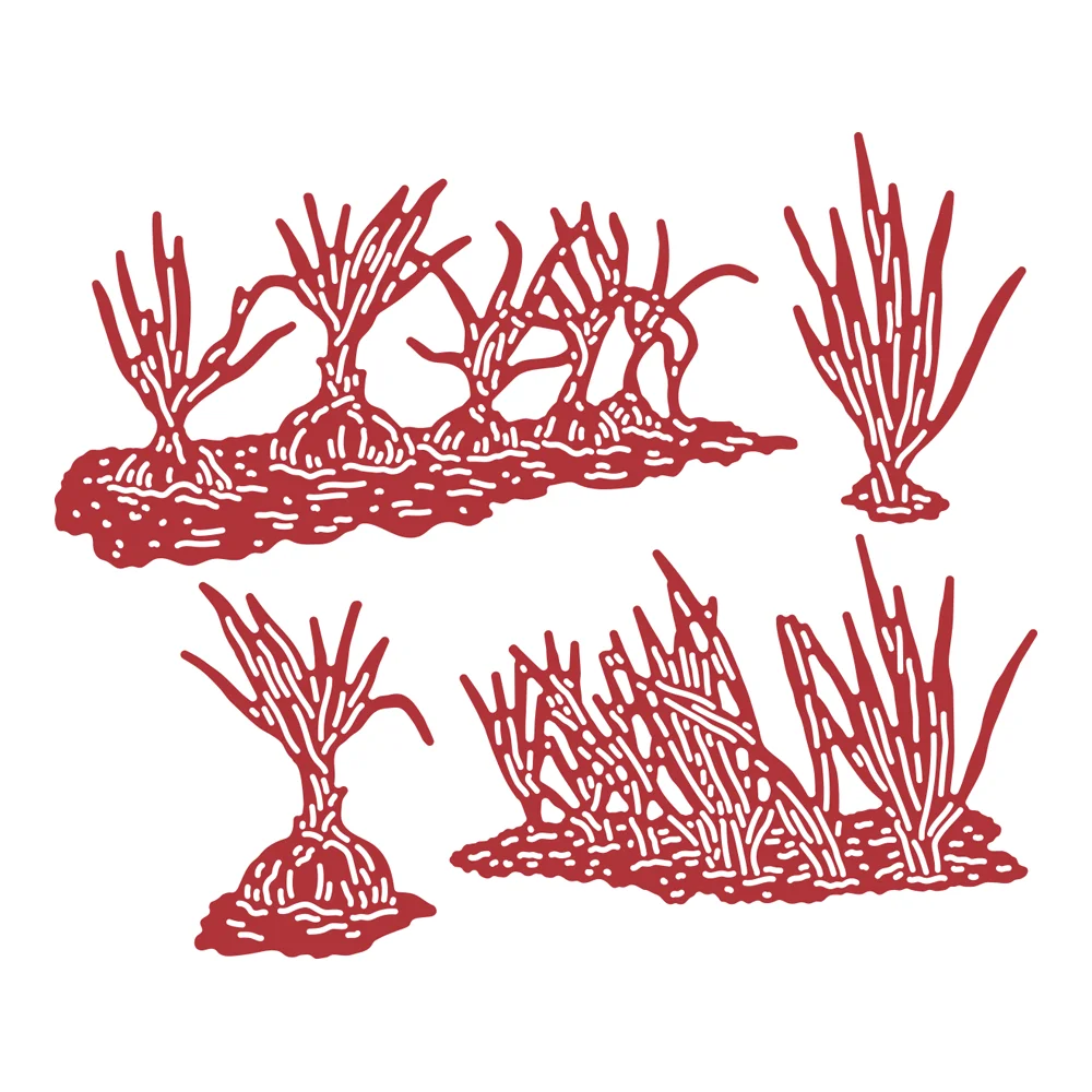 

2022 New Grass Dies Scrapbooking Metal Cutting Dies Craft Embossing Make Paper Greeting Card Making Template DIY Handmade