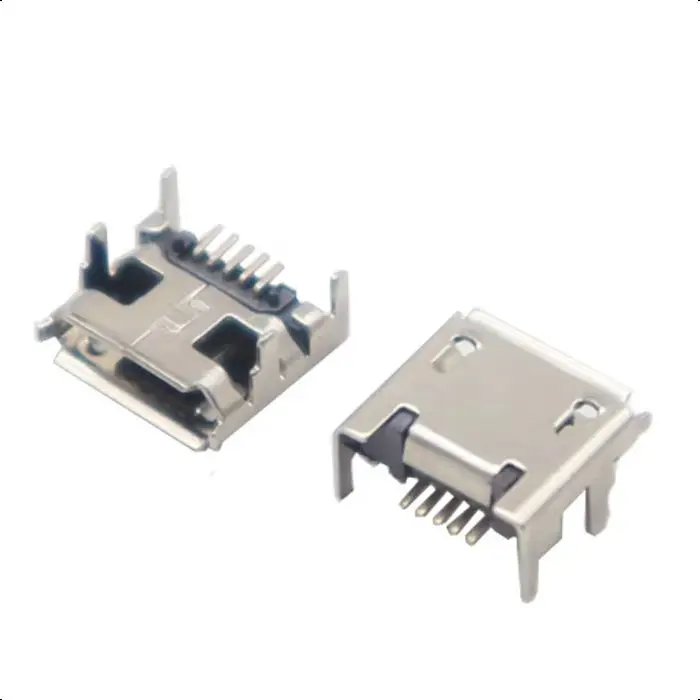 

【50-10 шт.】Micro USB мобильный телефон Android интерфейс Т-образный мини-трапециевидный патч гнездовой разъем