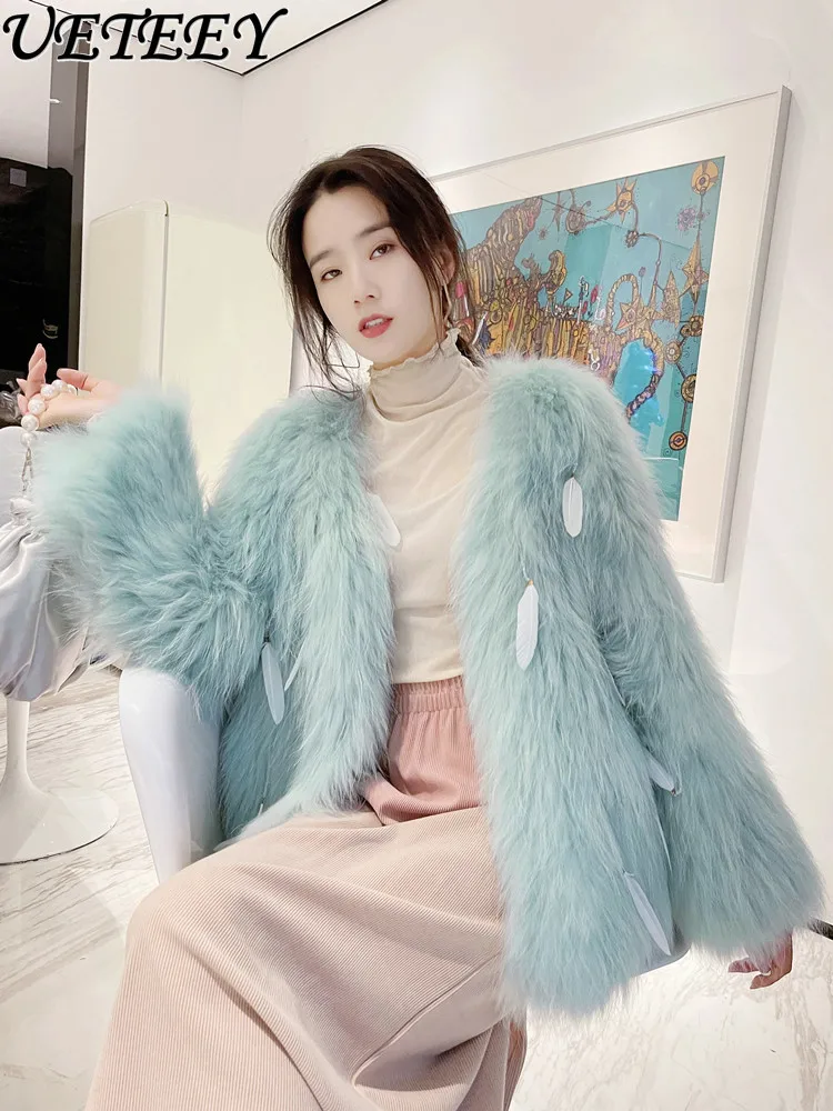 Рисунок 2 - Женское короткое пальто из искусственного лисьего меха