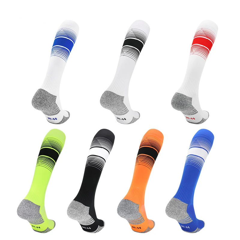 

Knee Football Socks Professional Sports Socks Sweat Absorbing High Tube Non Slip Soccer Stockings Men's Youth Boy Girl Big Kid