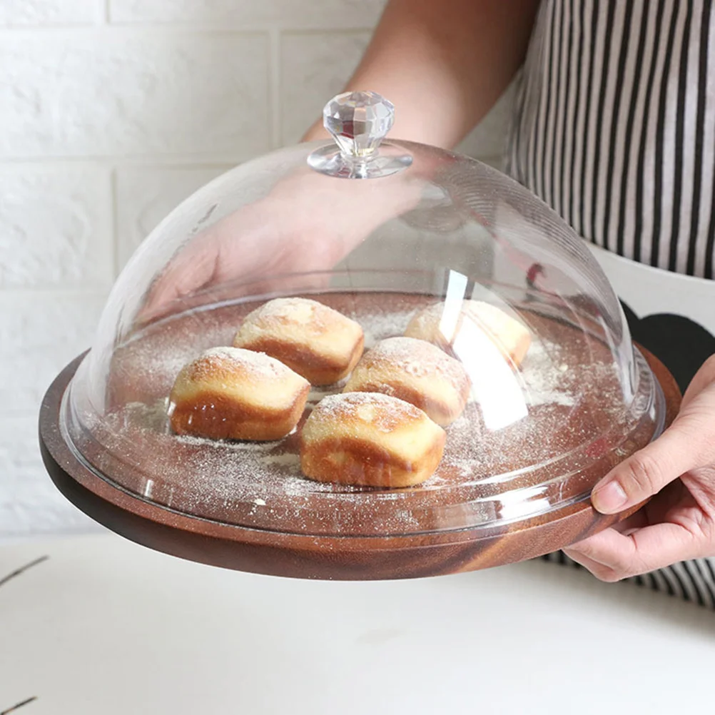 

1 pc Bread Tray Cake Display Container Dessert Display Dome Pastry Dome Cover Cake Holder