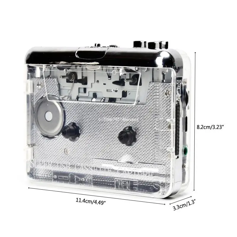 Портативные кассетные плееры Walkman кассетный MP3-плеер и type-c 2 батарейки типа АА или