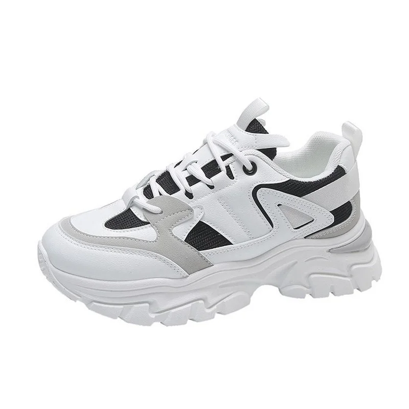 

Ladies Sneakers 2022 New All-match Women's Shoes Summer Mesh Breathable White Shoes Women's Thick-soled Sneakers Women