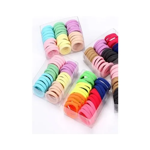 Ful Satin Hair Rubber Barrettes Set For Girls Hair Claw Clips Accessories Black Brown