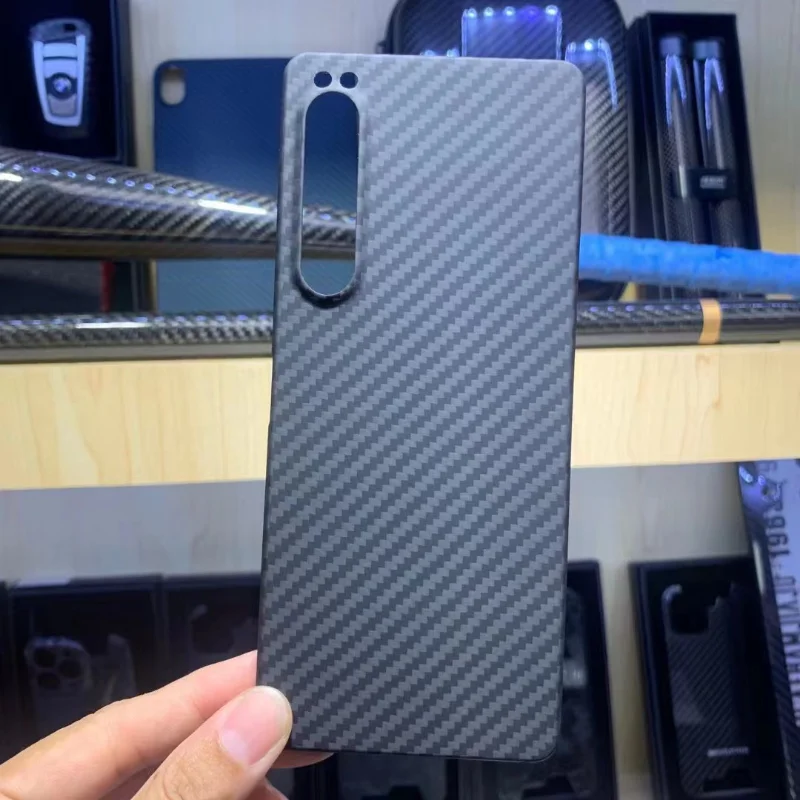 

Luxury Carbon Fiber Case for Sony Xperia 1IV Case Cover Pure Aramid Fiber Phone Case for Sony Xperia 1IV Phone Cover Accessories