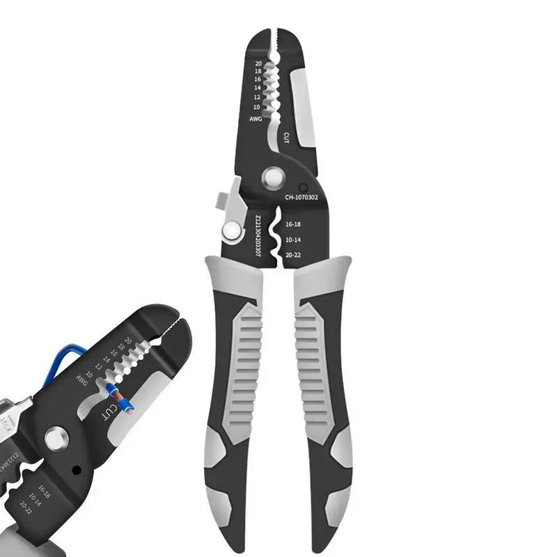 

Инструмент для зачистки проводов, нескользящий инструмент для зачистки проводов с удобной ручкой, плоскогубцы для зачистки проводов