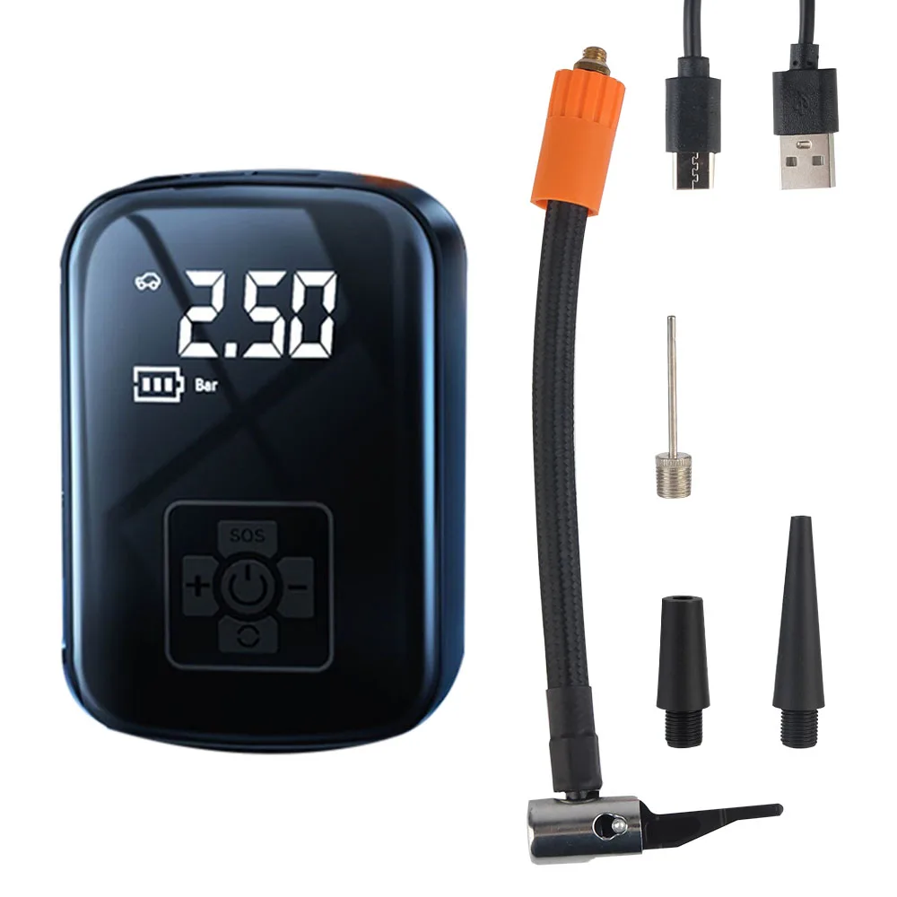 Беспроводной насос для шин портативный Электрический накачки мотоциклов