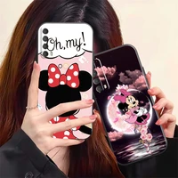 disney mickey mouse phone case for huawei honor 7a 7x 8 8x 8c 9 v9 9a 9x 9 lite 9x lite back carcasa black funda silicone cover