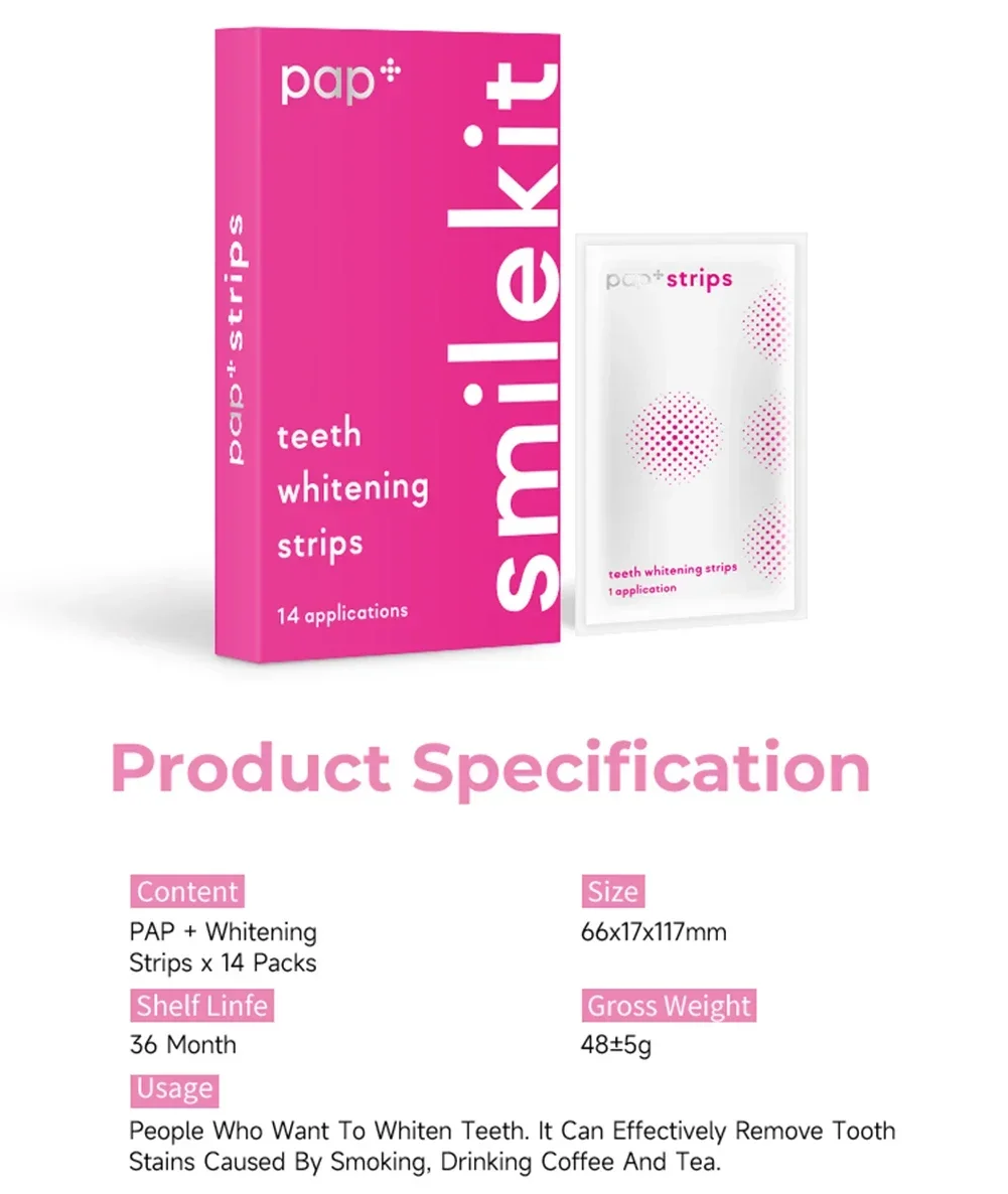 14/28 шт. PAP + угольный гель полоски для отбеливания зубов активированные бамбуковые