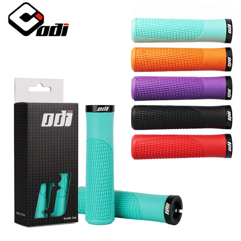 

ODI Mountain Bike Handlebar Grip Soft Rubber MTB Grips Anti-skid Comfortable Lockable Bicycle Grips Ultralight MTB Cuffs