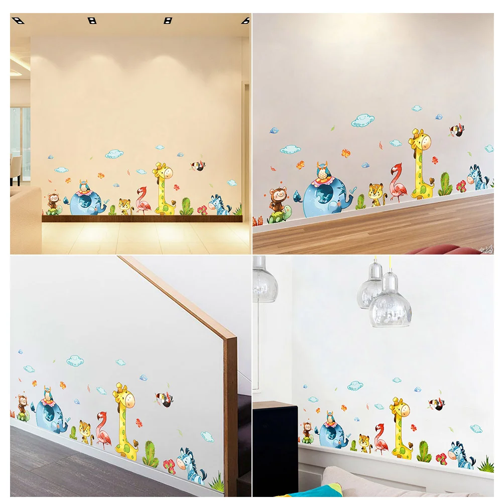 

Lovely Animals Wall Sticker Home Decoration Kids Room Wall Sticker Mural Poster