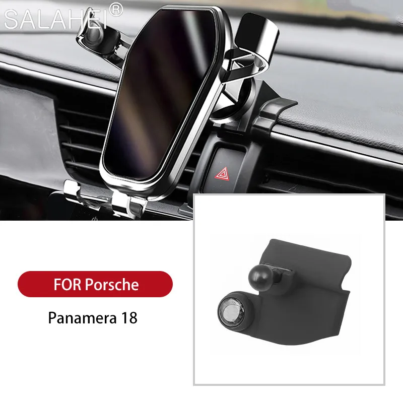 

Гравитационный держатель для телефона для Porsche Panamera 971 2017 2018 2019 2020, подставка для сотового телефона, автомобильные аксессуары