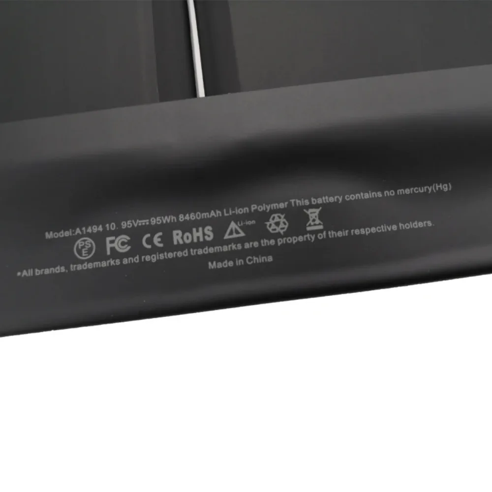 Новый аккумулятор A1494 для Apple Macbook Pro Retina 15 ''A1398 Retina (конец 2013 года и середина 2014 года) MGXA2 MGXC2 ME293 ME294 MC975 с инструментами (art.: 3920cbb5894ce) - 3920cbb5894ce