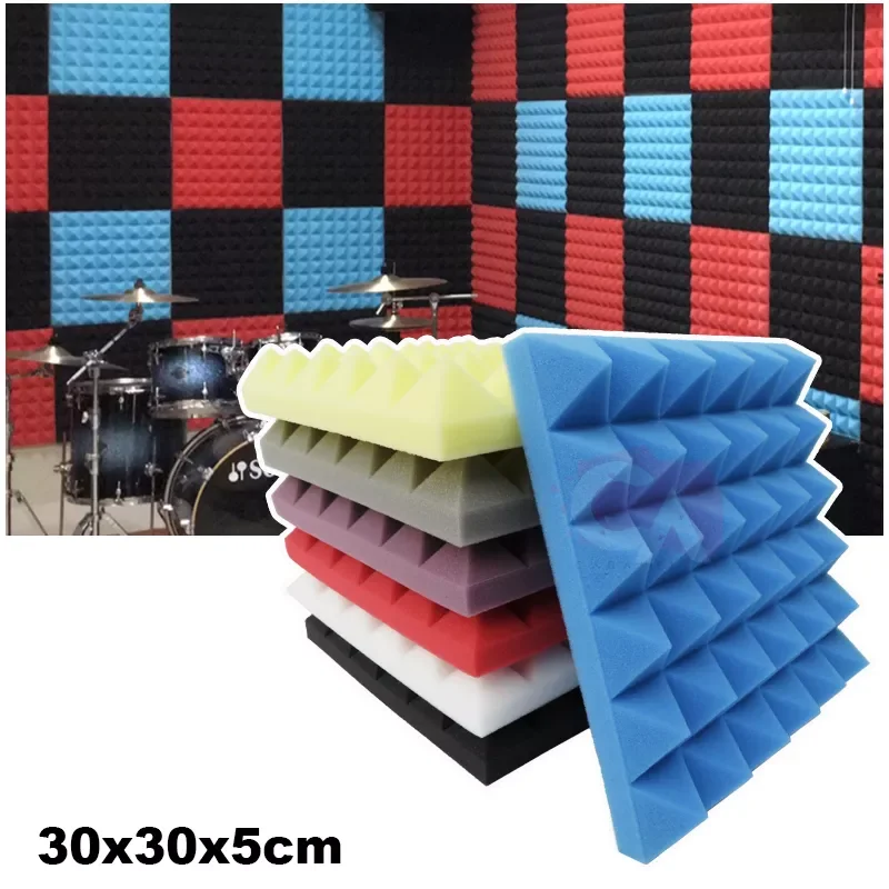 

4 шт., звукоизоляционные губки 300x300x50 мм