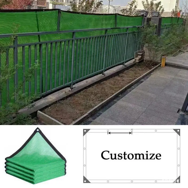 

Green HDPE Fence Net Balcony Privacy Screen Nets Garden Buildings Sunshade Net Pergola Camping Awnings Gazebo Shelter Sun Sail
