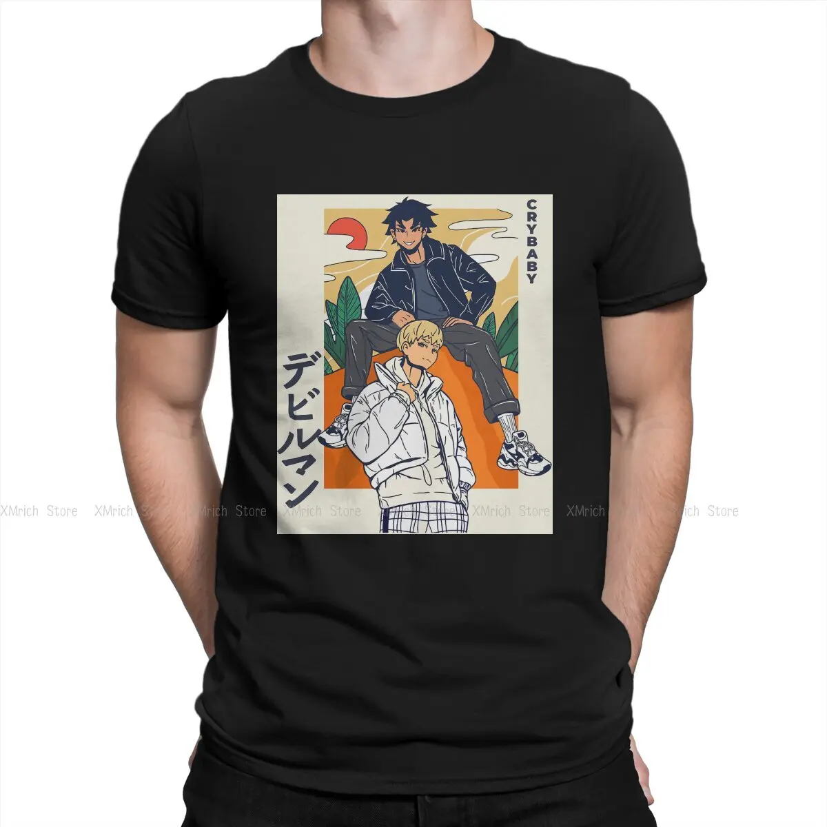 

Men's Friend T Shirts DEVILMAN Crybaby Anime 100% Cotton Clothing Amazing Short Sleeve O Neck Tees Graphic T-Shirt