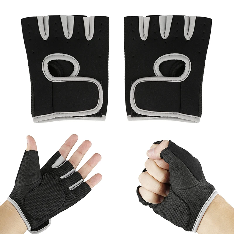 

Gym Gloves Half Finger antiskid barbell sports gloves men's and women's general weight lifting gloves Yoga four finger glove