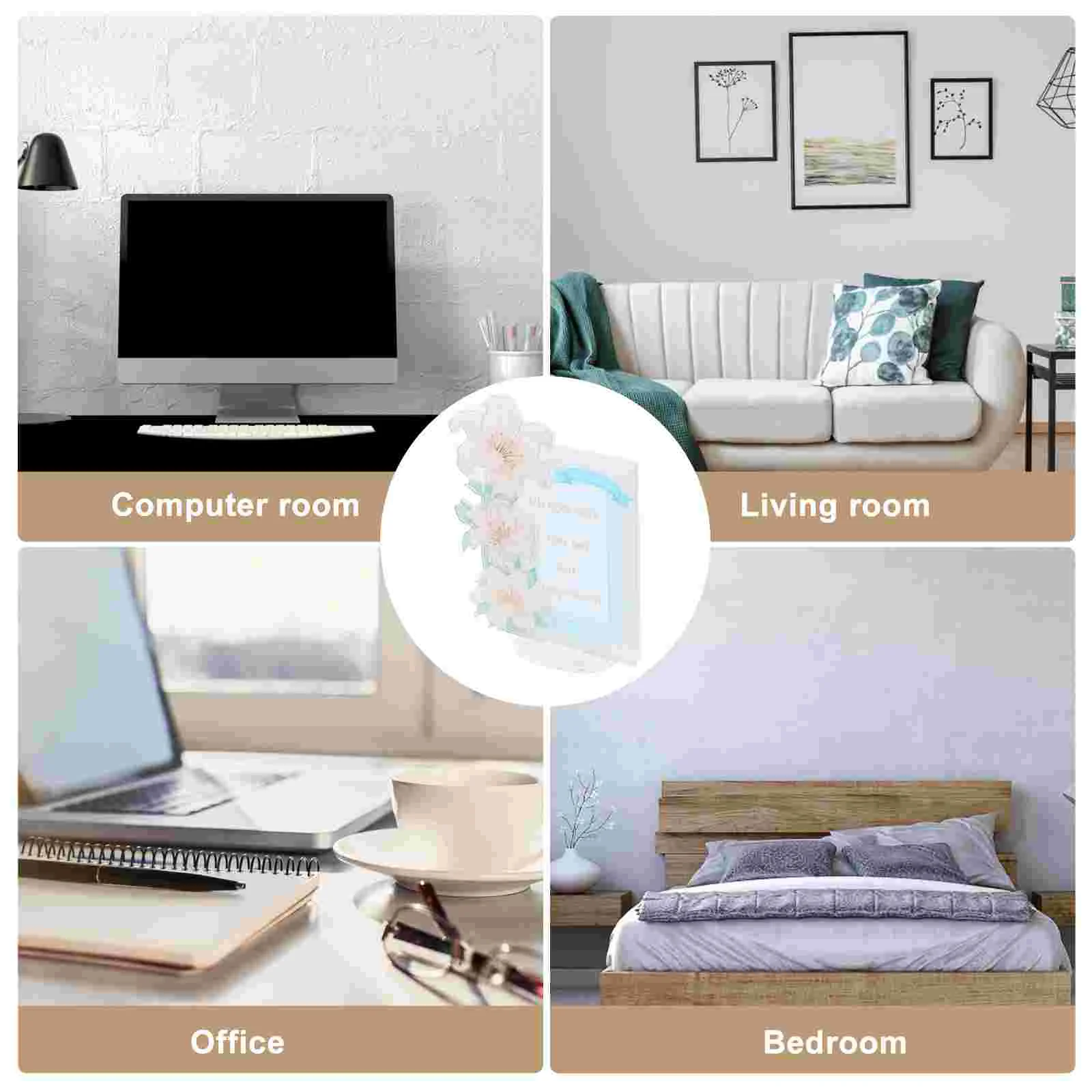 Рамка для фотографий с лилией изысканное хранилище бытовой акриловый винтажный