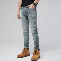 classic design men skinny pencil jeans cotton hot stretch slim fit handsome street daily wear male hot fashion pants