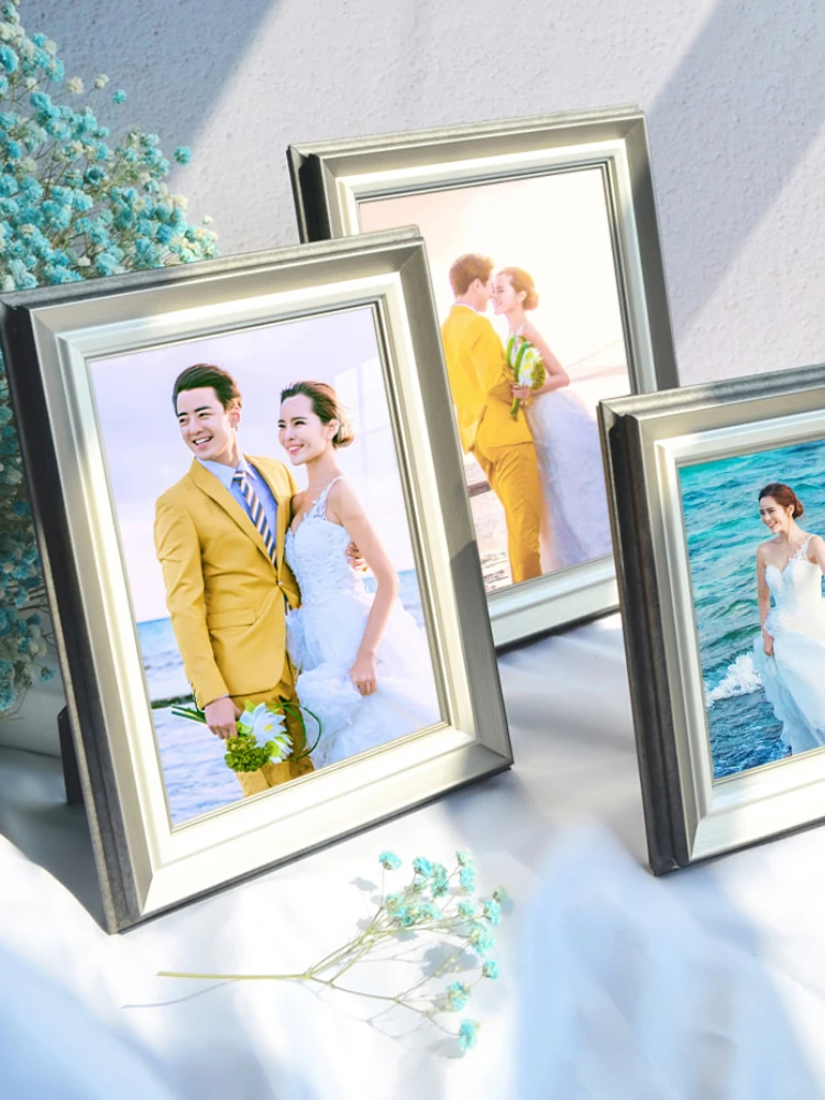 

Resin Simple Photo Frame Luxury Living Room Nordic Modern Display Art Picture Frame Ornament Marco De Fotos Home Decoration 50