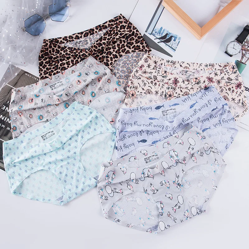 

2 шт., женские бесшовные трусики из вискозы