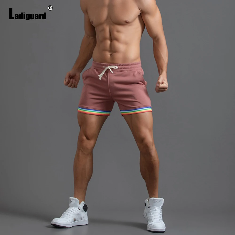 Plus Size 4xl Men Fashion Leisure Shorts Sexy Drawstring Short Pants with Pocket Male Casual Skinny Beachwear Mens Clothing 2022