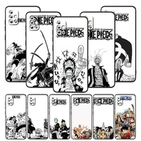 hot anime one piece cool for samsung galaxy a52s a72 a71 a52 a51 a12 a32 a21s 4g 5g funda soft black phone case capa coque cover