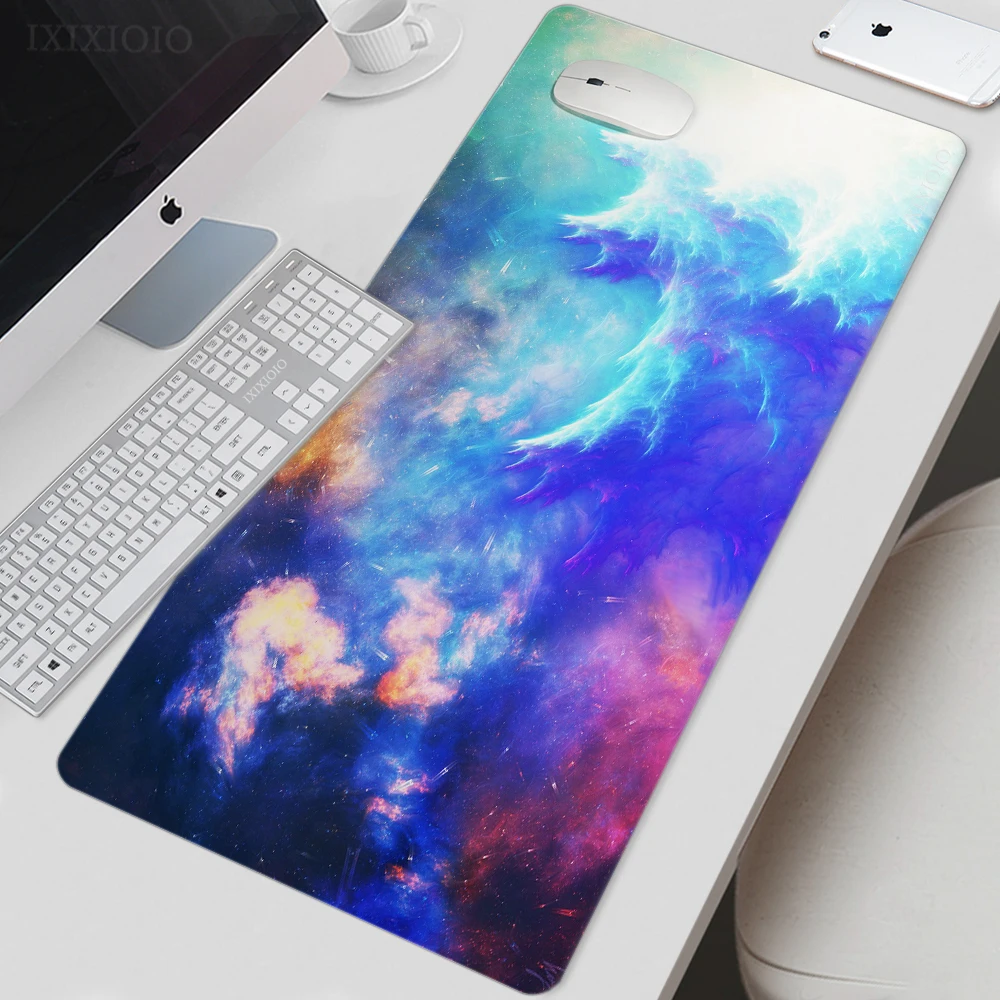 

Colorful Clouds Mouse Pad Gamer XL Computer Custom Large Mousepad XXL keyboard pad Carpet Soft Office PC Mouse Mat Table Mat