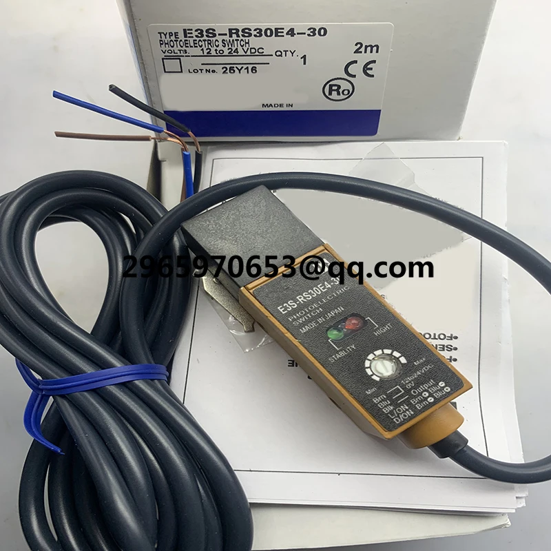 Новый датчик для фотоэлектрического переключателя E3S-RS30E4-30 E3S-RS30E42-30 E3S-RS30E4 E3S-R2B4