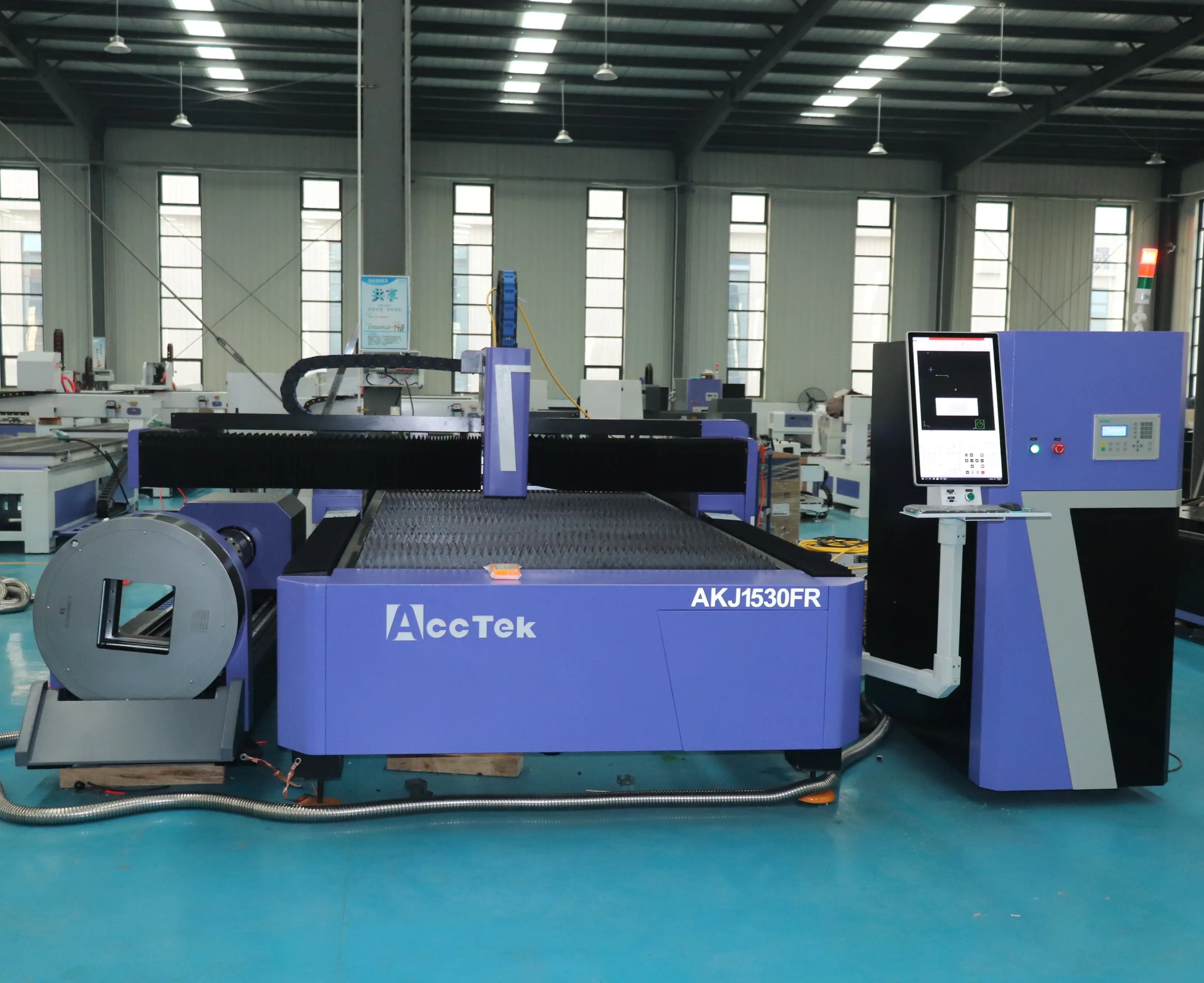 

CNC Dual-Use Sheet & Tube Fiber Laser Cutting Machine for Steel Aluminum with 1000W/4000W Raycus IPG JPT MAX RECI