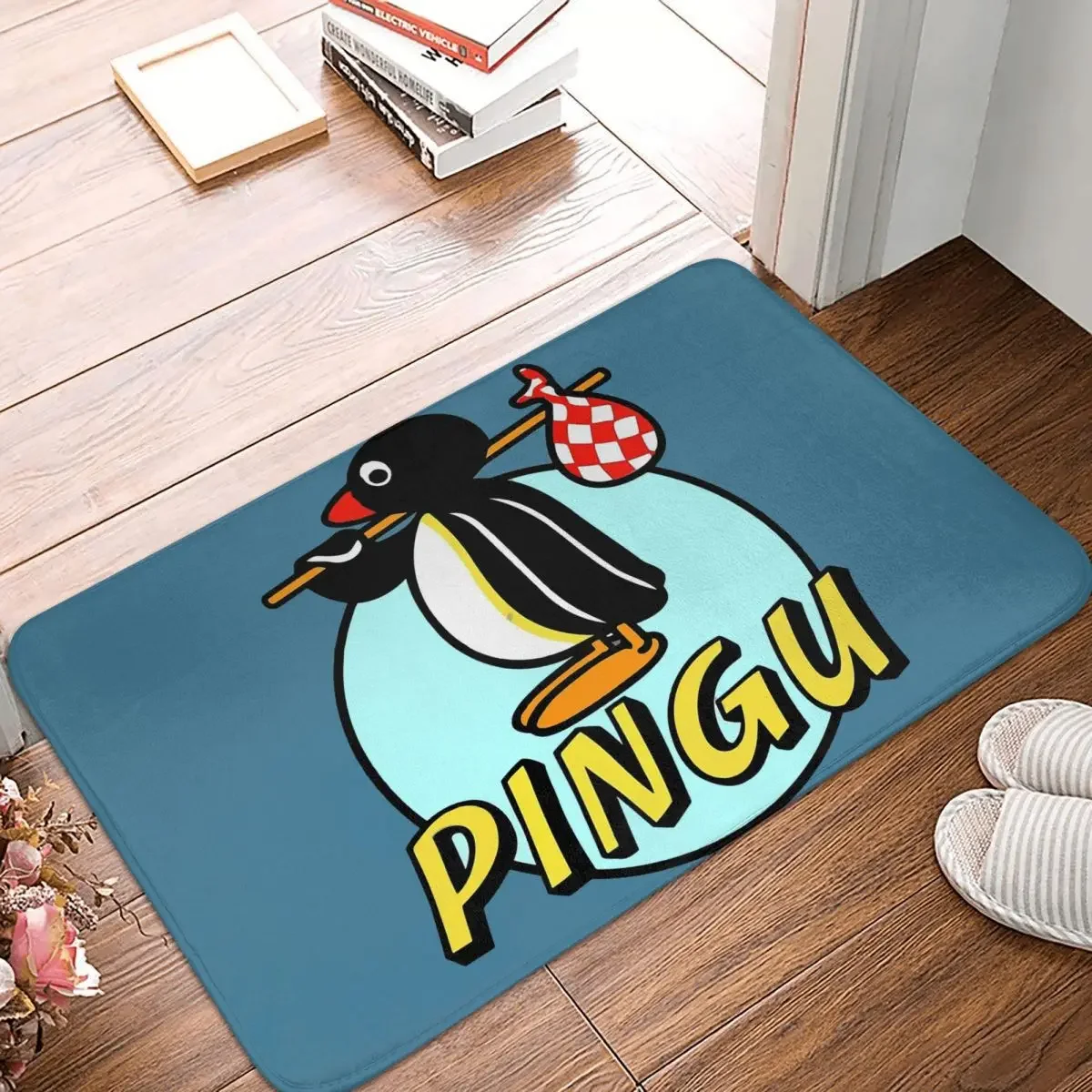 Нескользящий кухонный ковер Pingu Noot фланелевый коврик для входной двери домашний