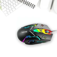 mechanical e sports wired mouse for computer mouse gamer rechargeable backlight silent office usb colorful mouse for laptop v8x9